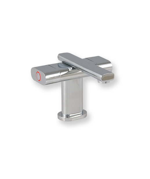 Porta double knob basin mixer HDA0651M ace material Porta HDA0651M Thams Double Knob Basin Mixer - Image 1