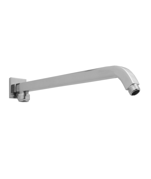 Porta PYG080 Square Shower Arm Brass Tube Chrome Finished 363MM