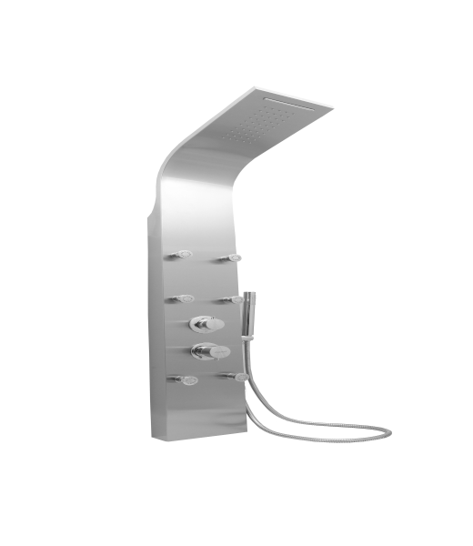 Porta R65 SS Shower Panel With Waterfall