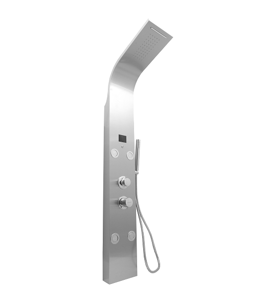 Porta R75 SS Shower Panel With Waterfall