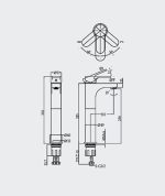 Porta HDA0501MG Alfa Single Lever Long Neck Basin Mixer - Image 2