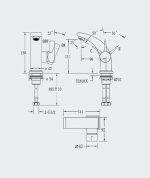 Porta HDA0791M Dolphin Single Lever Basin Mixer - Image 2