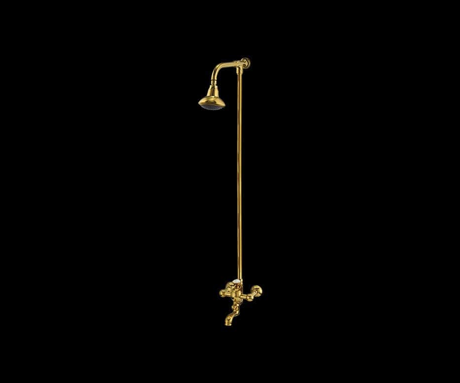 Sonex Saloon Pvc Full Gold Series Bath Mixer (Wall Type) with T.Arm Shower 5131