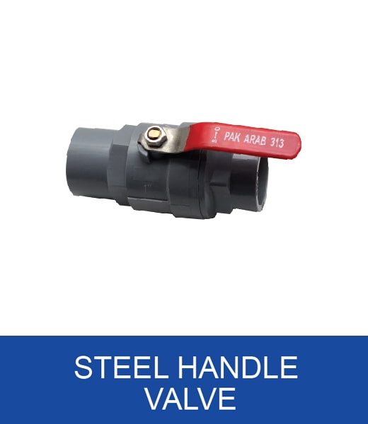 Pak Arab Steel Handle Valve 1-1/4″