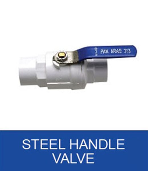 Pak Arab Steel Handle Valve 1/2″