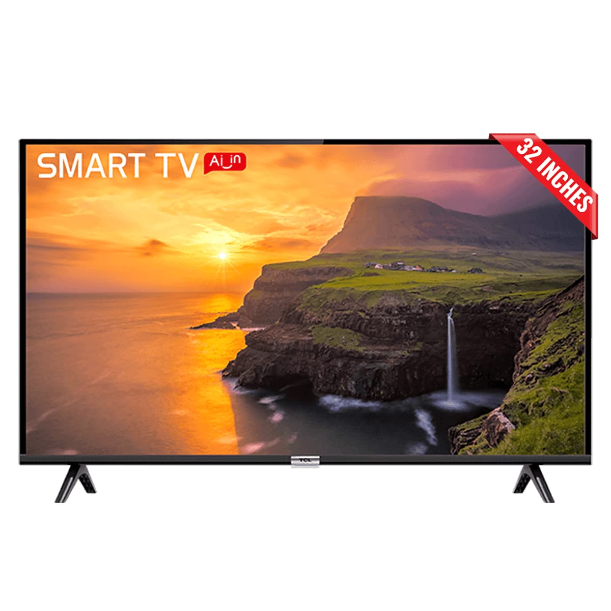 TCL A3 32" inch Smart Android HD LED TV Black