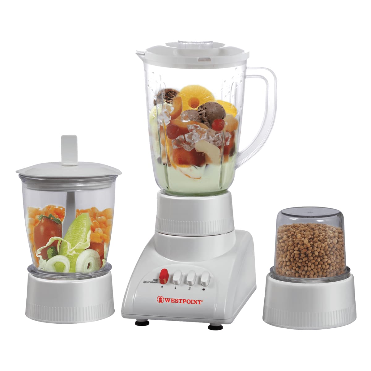 Westpoint WF-312 Blender Dry & Chopper Mill 3-in-1