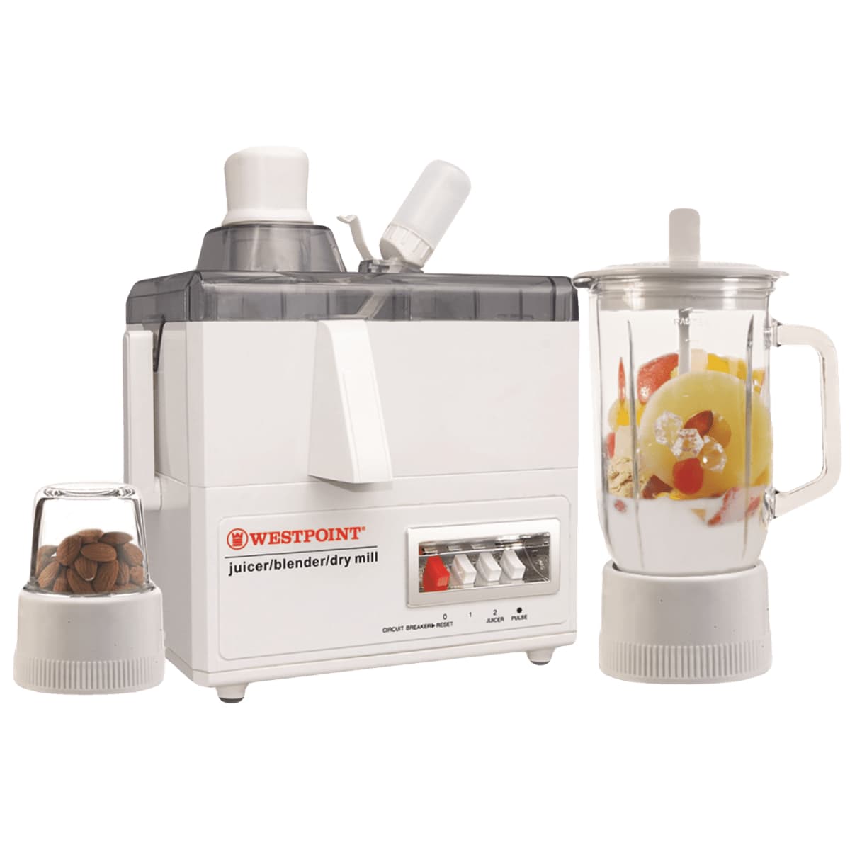 Westpoint WF-8813 Deluxe Juicer Blender & Dry Mill 3-In-1 Ace Material Westpoint WF-8813 Deluxe Juicer Blender & Dry Mill 3-In-1 - Image 1