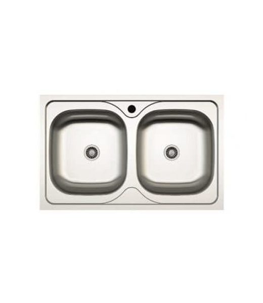 Zilver Double Bowl Sink OSLO2000T