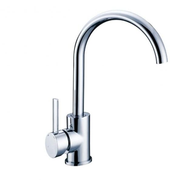 Zilver Oval Kitchen Sink Mixer ECL502