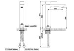 Zilver Rio Long Basin Mixer 1/2″ HD100 - Image 2