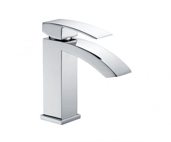 Zilver Wave Basin Mixer Normal BSB1284