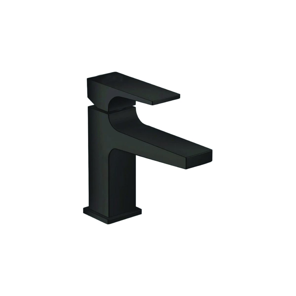 Zilver Cliff Single Lever Basin Mixer Matt Black ZCLF1001MB - Image 1