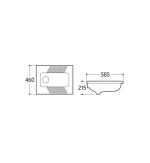 FINECERA Squatting Pan FC109 - Image 2
