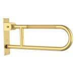 Mica Flip up Grab Bar Matt Gold Finished MCA091MG