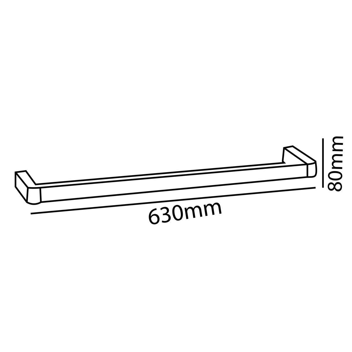 Zilver Towel Rail 0664 - Image 2