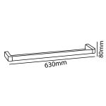 Zilver Towel Rail 0664 - Image 2