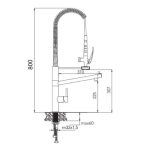 Zilver Sink Mixer BE117 - Image 2
