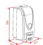Zilver Liquid Soap Dispenser Plastic BQ5940B - Image 2