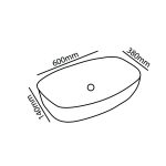 Zilver Art Wash Basin White ZARTB111 - Image 2