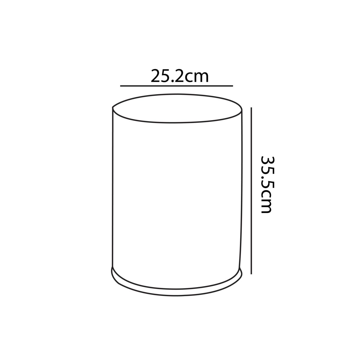 Zilver DustBin Without Cover ZDB007 - Image 2