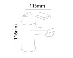 Zilver Talia Series Basin Mixer Normal ZTLI1001 - Image 2