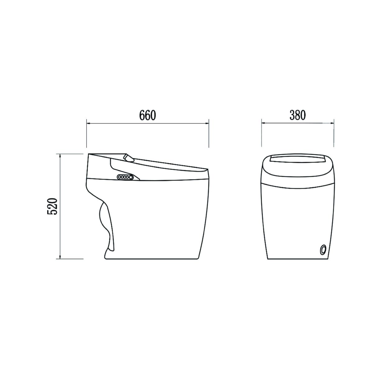 Zilver Smart Toilet ZTOT134 - Image 2