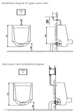 Zilver Concealed Sensor Urinal Flush Valve ZY1067 - Image 3