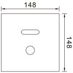 Zilver Concealed Sensor Urinal Flush Valve ZY1067 - Image 2